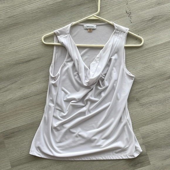 Calvin Klein small white blouse - Picture 2 of 5